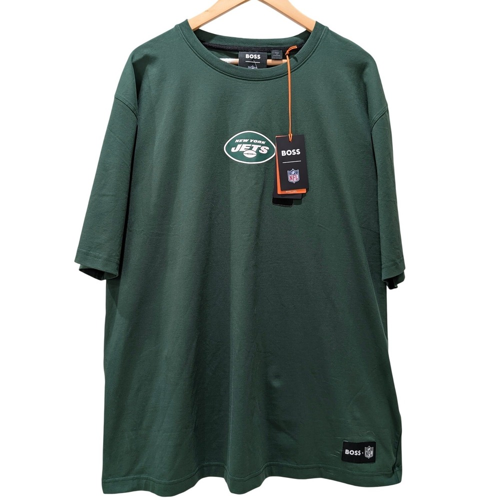 BOSS x NFL New York Jets‎ Green T Shirt Men's 3XL Team Apparel Collaboration NWT